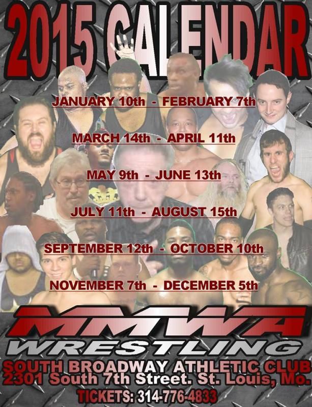 MMWA 2015 Calendar at the Historic South Broadway Athletic Club